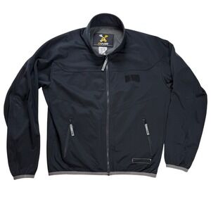 Descente DNA North America Mens Softshell Jacket Black Full Zip SM-2003VA XXXL